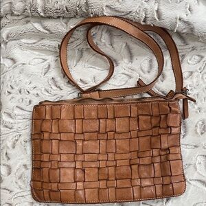 Costanza Rota woven leather crossbody